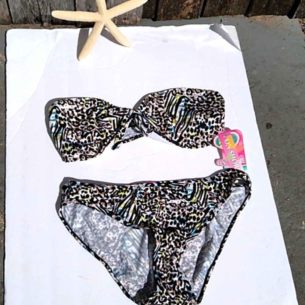 Nwt Animal Print Bikini Set (XL)
